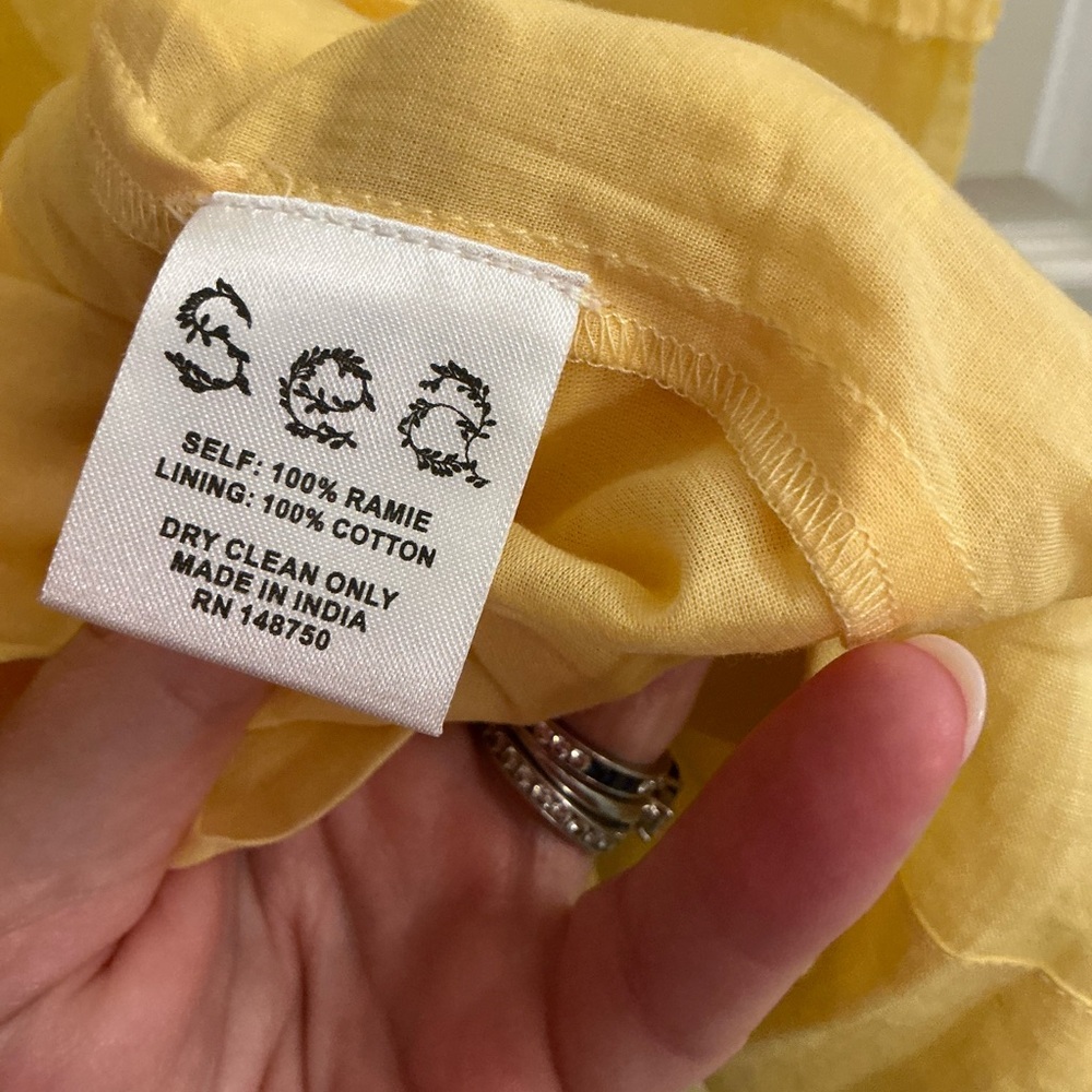 NWT Sea New York Cole Smocked Sleeveless dress sz large - Picture 6 of 6